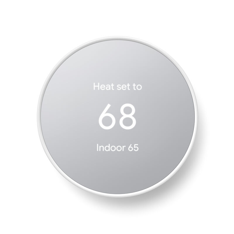 Google Nest Thermostat - Smart Thermostat for Home - Programmable Wifi  Thermostat - Snow (Renewed)